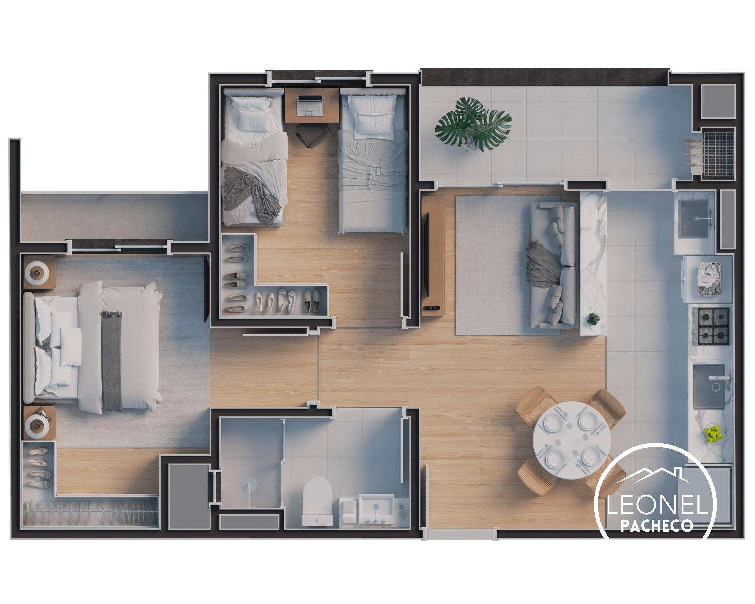 Apartamento à venda com 2 quartos, 51m² - Foto 7